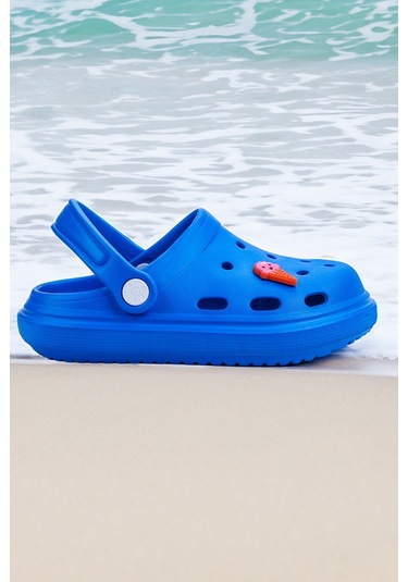 Kiko Kids Eva Plaj Havuz Okul Kreş Erkek Çocuk Terlik Twg 755 Saks Mavi