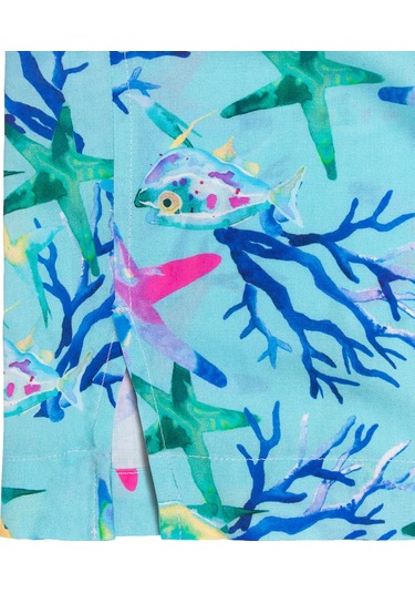 Anemoss Akvaryum %100 Viskon Erkek Gömlek Çok Renkli