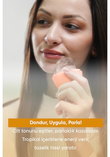 Iva Natura Orange Face Shot - Frozen Face Essence 3'lü Set Essence Bileklik