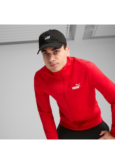 Puma-Ess No. 1 Logolu Yama Beyzbol Şapkası 025997 01 Siyah