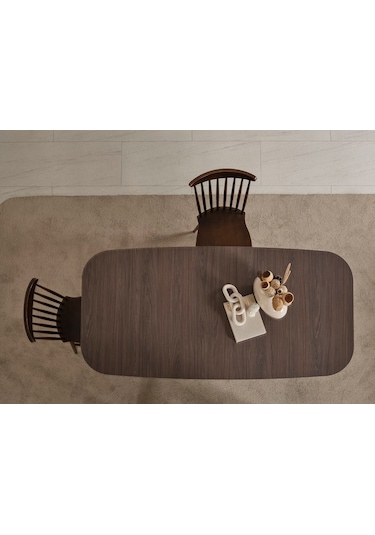 Casamila Mdf Yemek Masası+6 Sandalye Venge
