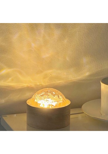 Suofeng Dinamik Dönen Su Dalga Projeksiyon Lambası - Odalar İçin Romantik Işık, Gece Lambası Ve Sinema Işığı Diğer