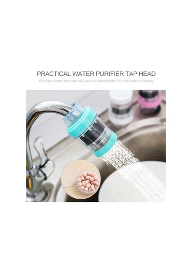 Qingmipy "klor Ve Ağır Metallerden Arındıran Su Filtresi Musluk Başlığı - Sıçrama Önleyici, Su Tasarruflu Mutfak Musluğu"