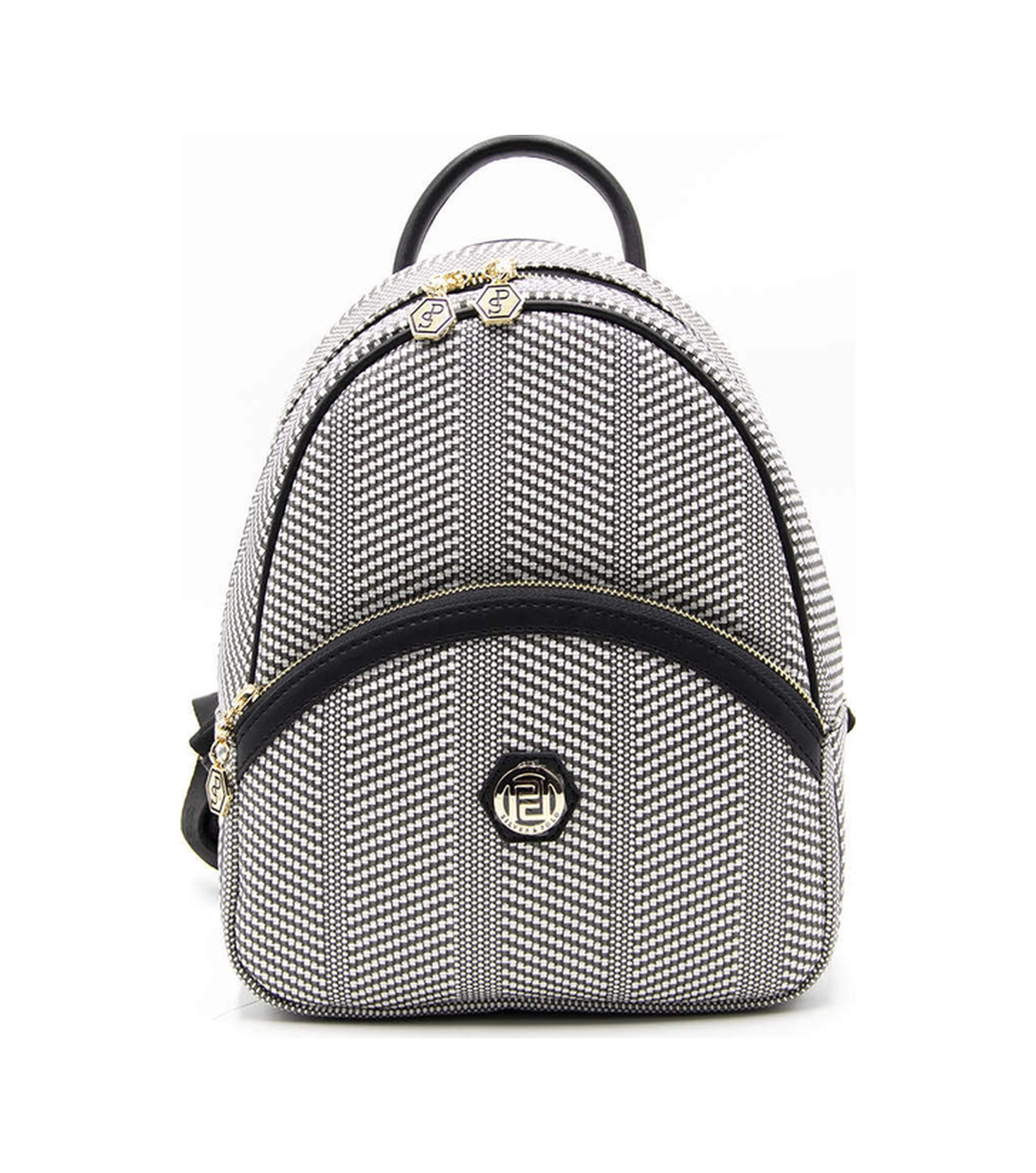 Silver Polo Kadın Sırt Çanta 945 Siyah Beyaz