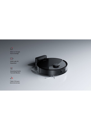 Roborock S8 Pro Akıllı Robot Süpürge Siyah