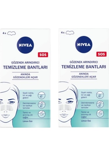 Nivea Gözenek Temizleme Bantları 2 x 4'lü
