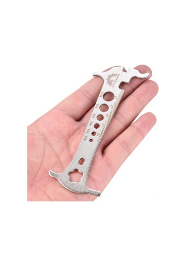 Xiyyadms Dağ Bisikleti Zincir Aşınma Ölçer - Paslanmaz Çelik Zincir Ölçme Aleti