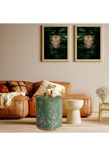 Yeşil Çiçek Tasarımlı Puf Kumaşı Süettir. Uluslararası Solmama Sertifikasına Sahiptir. Çok Renkli