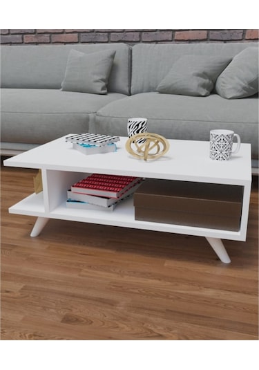 Moonlife Manolya Orta Sehpa Beyaz