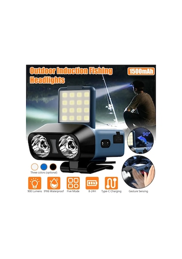 Süper Parlak Led Klipsli Kapak Işığı Şarj Edilebilir Sensörlü Siyah