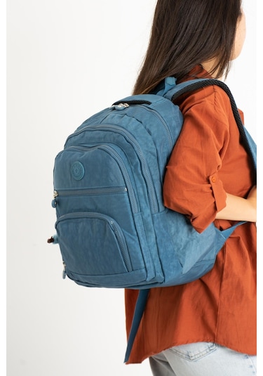 Ultra Hafif Orta Boy Sırt Çantası Unisex Mavi Model: 571-3c - Mavi