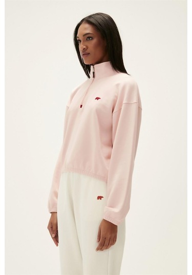 Bad Bear 22.04.12.004-c39 Scarlette Half Zip Kadın Sweatshirt 001
