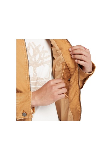 Timberland Tımberland Washed Canvas Jacket Tb0a5tgfp471-wheat Boot Hardal