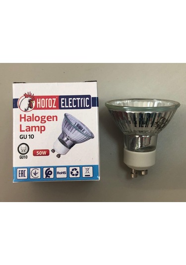 5 Adet 220v 50w Gu 10 Halojen Lamba Dimmer Uyumlu