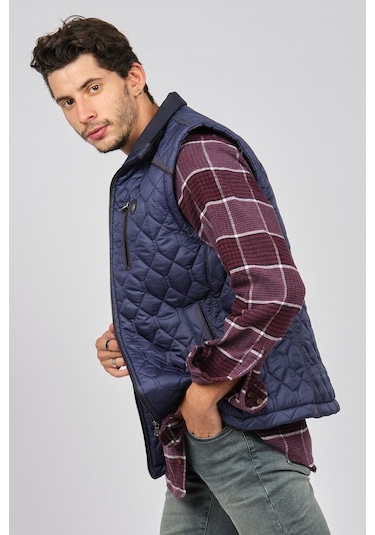 Lucas Erkek Cep Detaylı Yelek 265835 Lacivert Lacivert