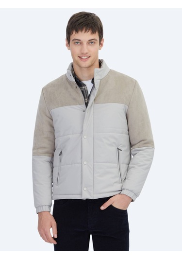 Kip Bej Regular Fit Micro Jel Elyaflı Spor Ceket Bej