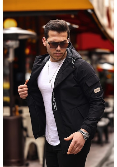 Kol Cepli Baskılı Spor Likra Kumaş Yağmurluk Mevsimlik Pldp 2968 001