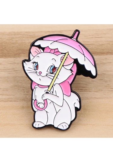 Karikatür Emaye Iğneler Sevimli Broş Kadın Yaklaştırma Iğneler Rozet Sırt Çantası Kostümü 3 3