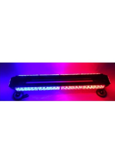 4 Yönlü 30 Ledli Kırmızı Mavi Acil Durum İkaz Lambası 27 Modlu 54