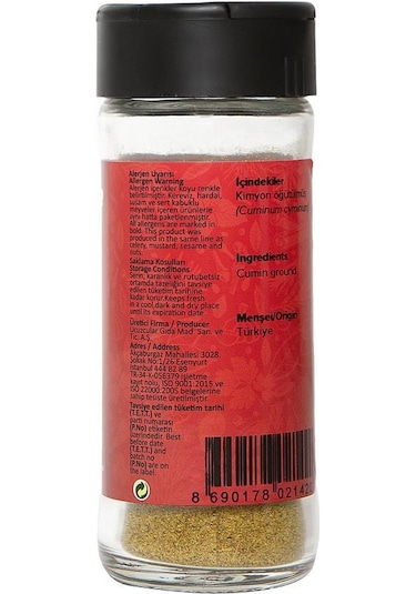 Hayfene Öğütülmüş Kimyon Cam 40 G