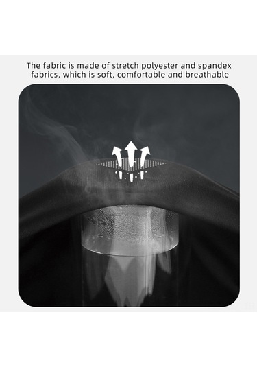 Wezone Diz Ve Baldır Koruyucu Spor Kolluk - Şok Emici, Esnek Kumaş Xl Siyah Siyah