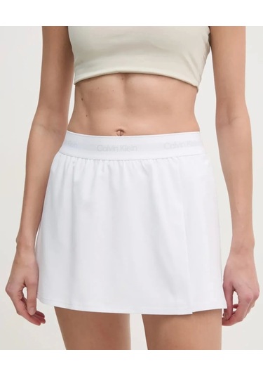Calvin Klein Kadın Beyaz Spor Etek Beyaz