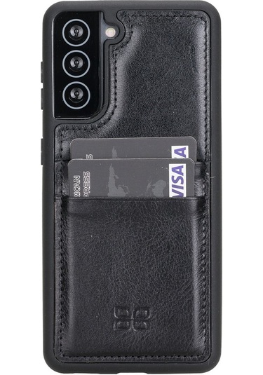 Bouletta Samsung Galaxy S21 Uyumlu Deri Arka Kapak FXCP RST1