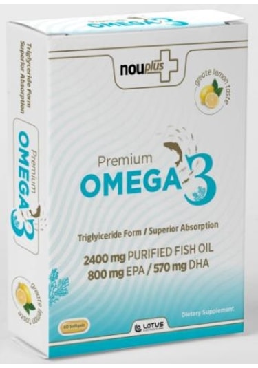 NOUPLUS OMEGA3 PREMİUM 60 KAPSÜL