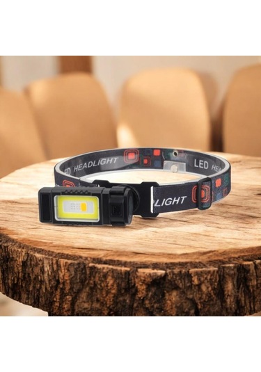 Panther Pt-5526 Usb Şarjlı Kafa Lambası Siyah