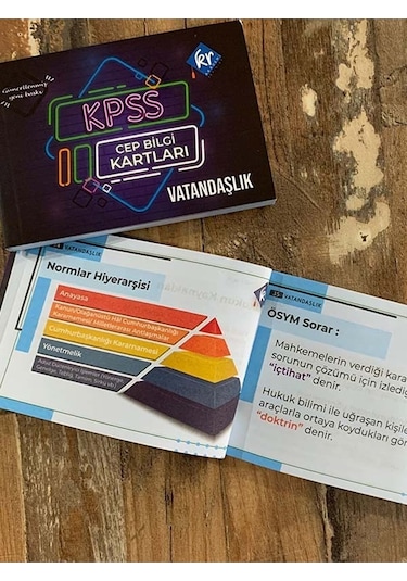 KPSS Tüm Sınavlar İçin Türkçe Tarih Coğrafya Vatandaşlık Cep Bilgi Kartları Seti KR Akademi