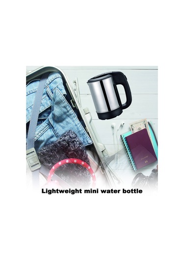 Geeksen "küçük Ve Taşınabilir 0.5l Seyahat Çaydanlığı - 600w Hızlı Isıtma, Paslanmaz Çelik"