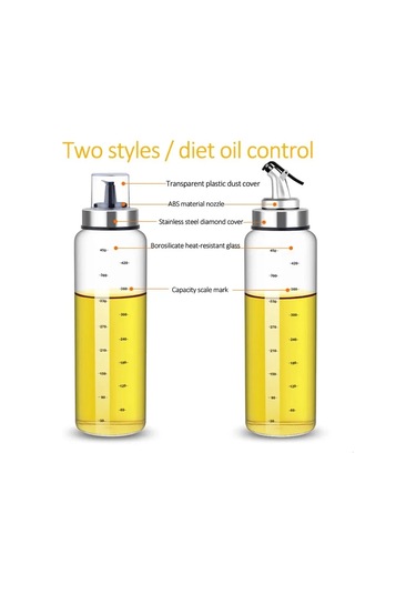180/300/500ml Pişirme Baharat Yağı Şişesi Sos Şişesi Cam Diğer