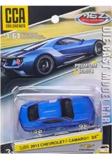 Cca Premium Series 2013 Chevrolet Camaro Ss Mavi 1/64 Model Araba