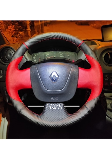 Renault Master Spor Kombin Deri Direksiyon Kaplama