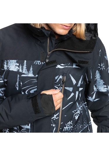 Quiksilver - Mıssıon Prınted Block Jk Siyah Siyah