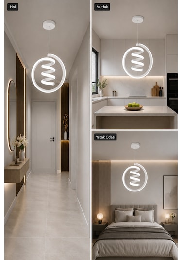 AvizeGO Venor Led Sarkıt Avize Beyaz Işık