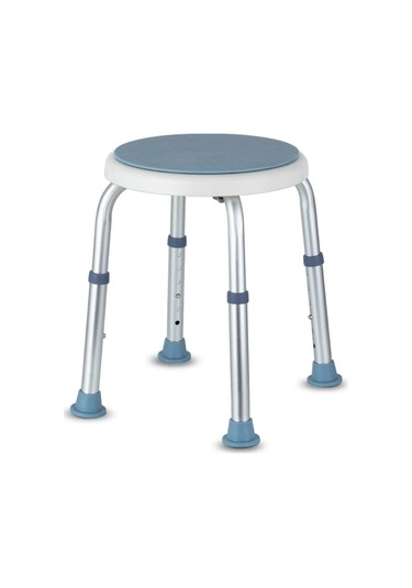 Döndürülebilir Kaymaz Banyo Koltuğu, Yüksekliği Ayarlanabilir, Çok Renkli