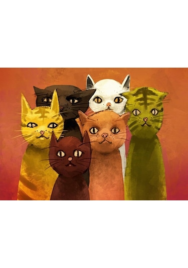 Art Puzzle Kediler Takımı 500 Parça Puzzle
