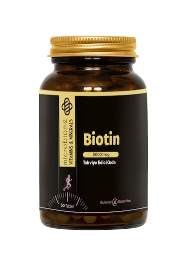 Microbiome Biotin 5000 Mcg 50 Tablet