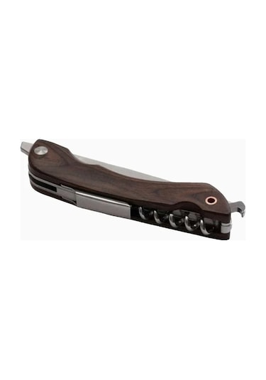 Barebones Provisions Corkscrew Çok Amaçlı Katlanır Kamp Bıçak Çok Amaçlı Kamp Çakı Kahverengi
