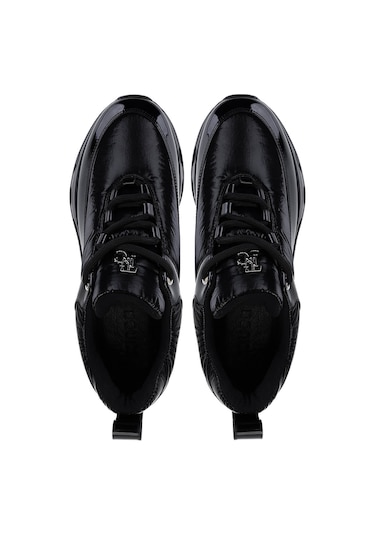 Tamer Tanca Kadın Siyah Rugan Sneakers & Spor Ayakkabı 1172 07 Bn Ayk Sk25-26 Syh Rgn/prst Siyah