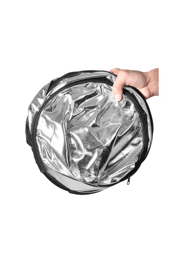 Lemestar 60x90 Cm 5'li 1 Elips Fotoğraf Işık Yansıtıcı - Altın, Gümüş, Beyaz, Siyah, Yarı Saydam - Taşıma Çantası İle Esnek Çelik Çerçeve