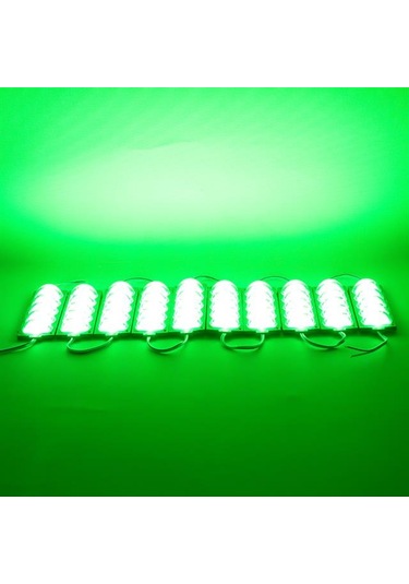 Powermaster 12 Volt 4 Watt Yeşil 3030 10 X 53.8 Mm Ip65 260 280 Lümen 180 Derece Modül Led