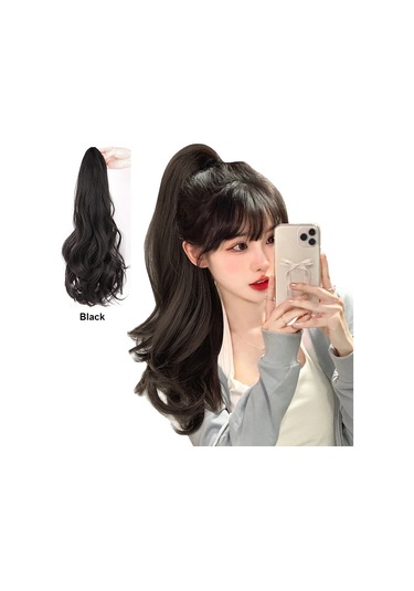 Mufunye Uzun Dalgalı Ponytail Saç Uzantısı: Gerçek Saç Görünümü Ve Rahat Tutturma İle Şıklık Katın