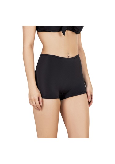 Endeep Kadın Siyah Şort Bikini Altı