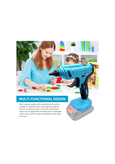 Fosenze 11mm Kablosuz Şarjlı Sıcak Yapıştırma Tabancası - 60w Güçlü Dıy El Aleti, 220 C Hızlı Isıtma, Ergonomik Tasarım, Çok Amaçlı Kullanım