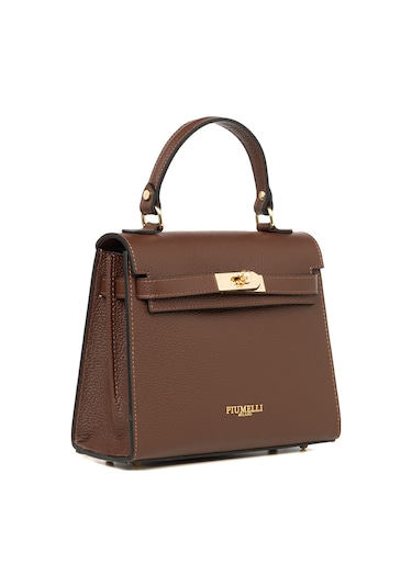 D223 Chocolate Portföy Çantası Kadın Katıa Piumelli Milano Bag D223 Chocolate