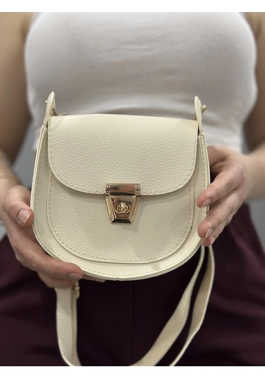 Biçomi Klasik Kapaklı Bej Cilt Çanta Bej