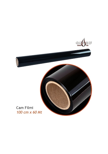 Guard Gt-100 1 Ply Çizilmez 100 Cm X 60 Mt %05 S.D.Black Cam Film