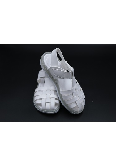 Ayakkabımood Arz Beyaz Kız Çocuk Sandalet Ayakkabı Beyaz